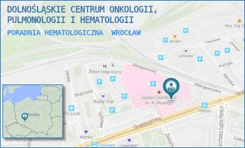 PORADNIA HEMATOLOGICZNA - DOLNOŚLĄSKIE CENTRUM ONKOLOGII, PULMONOLOGII I HEMATOLOGII - UL. GRABISZYŃSKA 105,  WROCŁAW