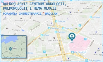 PORADNIA CHEMIOTERAPII - DOLNOŚLĄSKIE CENTRUM ONKOLOGII, PULMONOLOGII I HEMATOLOGII - PL. LUDWIKA HIRSZFELDA 12,  WROCŁAW