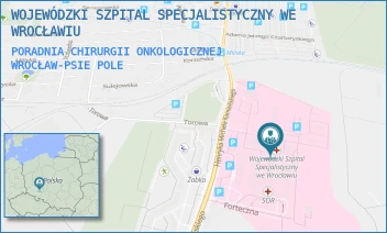 PORADNIA CHIRURGII ONKOLOGICZNEJ - WOJEWÓDZKI SZPITAL SPECJALISTYCZNY WE WROCŁAWIU - UL. HENRYKA MICHAŁA KAMIEŃSKIEGO 73A,  WROCŁAW-PSIE POLE