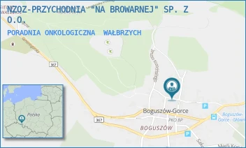 PORADNIA ONKOLOGICZNA - NZOZ-PRZYCHODNIA "NA BROWARNEJ" SP. Z O.O. - UL. BROWARNA 3,  WAŁBRZYCH
