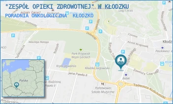 PORADNIA ONKOLOGICZNA - "ZESPÓŁ OPIEKI ZDROWOTNEJ" W KŁODZKU - UL. WOJSKA POLSKIEGO 16,  KŁODZKO