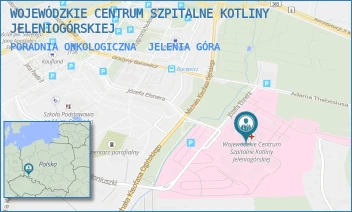 PORADNIA ONKOLOGICZNA - WOJEWÓDZKIE CENTRUM SZPITALNE KOTLINY JELENIOGÓRSKIEJ - UL. MICHAŁA KLEOFASA OGIŃSKIEGO 6,  JELENIA GÓRA