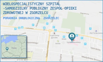 PORADNIA ONKOLOGICZNA - WIELOSPECJALISTYCZNY SZPITAL -SAMODZIELNY PUBLICZNY ZESPÓŁ OPIEKI ZDROWOTNEJ W ZGORZELCU - UL. LUBAŃSKA 11-12,  ZGORZELEC
