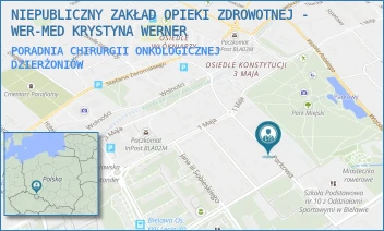 PORADNIA CHIRURGII ONKOLOGICZNEJ - NIEPUBLICZNY ZAKŁAD OPIEKI ZDROWOTNEJ - WER-MED KRYSTYNA WERNER - UL. PARKOWA 9,  DZIERŻONIÓW