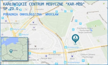 PORADNIA ONKOLOGICZNA - KARŁOWICKIE CENTRUM MEDYCZNE "KAR-MED" SP.ZO.O. - UL. KS. NORBERTA BONCZYKA 20,  WROCŁAW