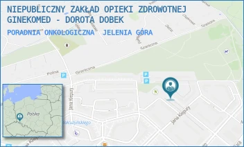 PORADNIA ONKOLOGICZNA - NIEPUBLICZNY ZAKŁAD OPIEKI ZDROWOTNEJ GINEKOMED - DOROTA DOBEK - UL. JANA KIEPURY 79,  JELENIA GÓRA