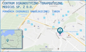 PORADNIA CHIRURGII ONKOLOGICZNEJ - CENTRUM DIAGNOSTYCZNO-TERAPEUTYCZNE MEDICUS SP. Z O.O. - UL. LEŚNA 8,  LUBIN