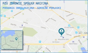 PORADNIA ONKOLOGICZNA - PZU ZDROWIE SPÓŁKA AKCYJNA - LIPOWA 5,  SOKOŁÓW PODLASKI