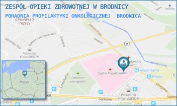 PORADNIA PROFILAKTYKI ONKOLOGICZNEJ - ZESPÓŁ OPIEKI ZDROWOTNEJ W BRODNICY - WIEJSKA 9,  BRODNICA