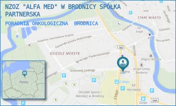 PORADNIA ONKOLOGICZNA - NZOZ "ALFA MED" W BRODNICY SPÓŁKA PARTNERSKA - PIWNA 5,  BRODNICA