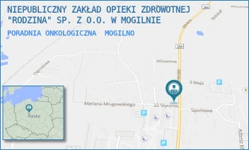 PORADNIA ONKOLOGICZNA - NIEPUBLICZNY ZAKŁAD OPIEKI ZDROWOTNEJ "RODZINA" SP. Z O.O. W MOGILNIE - 900 LECIA 37,  MOGILNO
