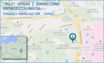 PORADNIA ONKOLOGICZNA - "PULS" SPÓŁKA Z OGRANICZONĄ ODPOWIEDZIALNOŚCIĄ - JANA PAWŁA II 19,  ZAMOŚĆ