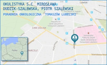 PORADNIA ONKOLOGICZNA - OKULISTYKA S.C  MIROSŁAWA DUDZIK-SZALEWSKA, PIOTR SZALEWSKI - WYSPIAŃSKIEGO 23,  TOMASZÓW LUBELSKI