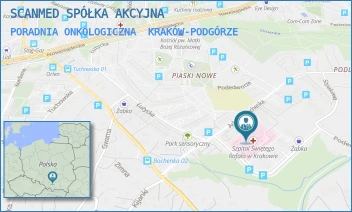 PORADNIA ONKOLOGICZNA - SCANMED SPÓŁKA AKCYJNA - UL. ADAMA BOCHENKA 12,  KRAKÓW-PODGÓRZE