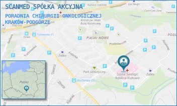 PORADNIA CHIRURGII ONKOLOGICZNEJ - SCANMED SPÓŁKA AKCYJNA - UL. ADAMA BOCHENKA 12,  KRAKÓW-PODGÓRZE