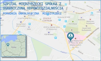 PORADNIA ONKOLOGICZNA - SZPITAL MIĘDZYRZECKI SPÓŁKA Z OGRANICZONĄ ODPOWIEDZIALNOŚCIĄ - UL. KONSTYTUCJI 3 MAJA 35,  MIĘDZYRZECZ