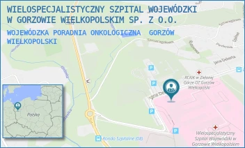 WOJEWÓDZKA PORADNIA ONKOLOGICZNA - WIELOSPECJALISTYCZNY SZPITAL WOJEWÓDZKI W GORZOWIE WIELKOPOLSKIM SP. Z O.O. - UL. JANA DEKERTA 1,  GORZÓW WIELKOPOLSKI