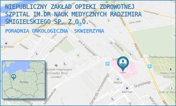 PORADNIA ONKOLOGICZNA - NIEPUBLICZNY ZAKŁAD OPIEKI ZDROWOTNEJ SZPITAL IM.DR NAUK MEDYCZNYCH RADZIMIRA ŚMIGIELSKIEGO SP. Z O.O. - UL. SZPITALNA 5,  SKWIERZYNA