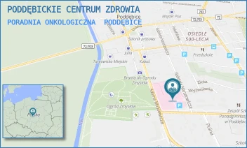 PORADNIA ONKOLOGICZNA - PODDĘBICKIE CENTRUM ZDROWIA - UL. MICKIEWICZA 16,  PODDĘBICE