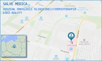 ODDZIAŁ ONKOLOGII KLINICZNEJ/CHEMIOTERAPII - SALVE MEDICA - UL. SZPARAGOWA 10,  ŁÓDŹ-BAŁUTY