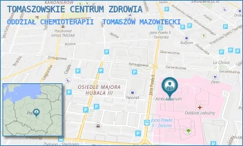 ODDZIAŁ CHEMIOTERAPII - TOMASZOWSKIE CENTRUM ZDROWIA - UL. JANA PAWŁA II 35,  TOMASZÓW MAZOWIECKI