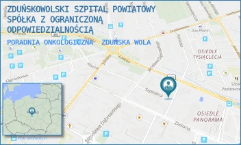 PORADNIA ONKOLOGICZNA - ZDUŃSKOWOLSKI SZPITAL POWIATOWY SPÓŁKA Z OGRANICZONĄ ODPOWIEDZIALNOŚCIĄ - UL. KRÓLEWSKA 29,  ZDUŃSKA WOLA