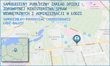 SAMODZIELNY PODODDZIAŁ CHEMIOTERAPII - SAMODZIELNY PUBLICZNY ZAKŁAD OPIEKI ZDROWOTNEJ MINISTERSTWA SPRAW WEWNĘTRZNYCH I ADMINISTRACJI W ŁODZI - PÓŁNOCNA 42,  ŁÓDŹ-BAŁUTY