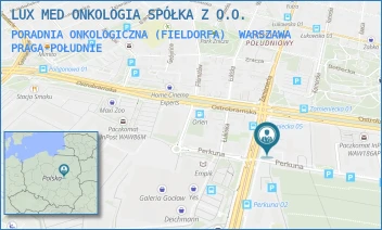 PORADNIA ONKOLOGICZNA (FIELDORFA) - LUX MED ONKOLOGIA SPÓŁKA Z O.O. - FIELDORFA 40,  WARSZAWA PRAGA-POŁUDNIE
