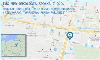 ODDZIAŁ ONKOLOGII KLINICZNEJ/CHEMIOTERAPII (FIELDORFA) - LUX MED ONKOLOGIA SPÓŁKA Z O.O. - FIELDORFA 40,  WARSZAWA PRAGA-POŁUDNIE