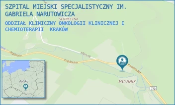 ODDZIAŁ KLINICZNY ONKOLOGII KLINICZNEJ I CHEMIOTERAPII - SZPITAL MIEJSKI SPECJALISTYCZNY IM. GABRIELA NARUTOWICZA - UL. PRĄDNICKA 35,  KRAKÓW