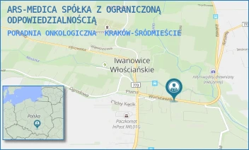 PORADNIA ONKOLOGICZNA - ARS-MEDICA SPÓŁKA Z OGRANICZONĄ ODPOWIEDZIALNOŚCIĄ - UL. WARSZAWSKA 17,  KRAKÓW-ŚRÓDMIEŚCIE