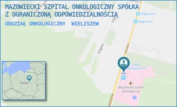 ODDZIAŁ ONKOLOGICZNY - MAZOWIECKI SZPITAL ONKOLOGICZNY SPÓŁKA Z OGRANICZONĄ ODPOWIEDZIALNOŚCIĄ - KOŚCIELNA 61,  WIELISZEW