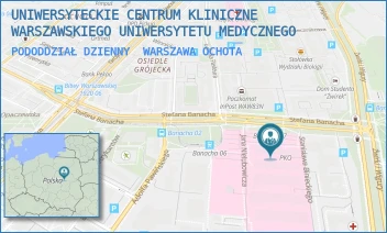 PODODDZIAŁ DZIENNY - UNIWERSYTECKIE CENTRUM KLINICZNE WARSZAWSKIEGO UNIWERSYTETU MEDYCZNEGO - STEFANA BANACHA 1A,  WARSZAWA OCHOTA
