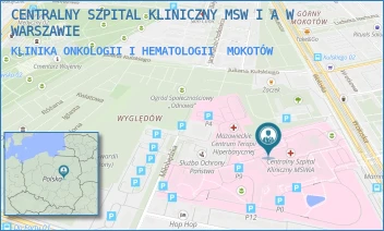 KLINIKA ONKOLOGII I HEMATOLOGII - CENTRALNY SZPITAL KLINICZNY MSW I A W WARSZAWIE - WOŁOSKA 137,  MOKOTÓW
