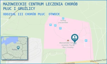 ODDZIAŁ III CHORÓB PŁUC - MAZOWIECKIE CENTRUM LECZENIA CHORÓB PŁUC I GRUŹLICY - REYMONTA 83/91,  OTWOCK