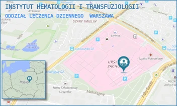 ODDZIAŁ LECZENIA DZIENNEGO - INSTYTUT HEMATOLOGII I TRANSFUZJOLOGII - INDIRY GANDHI 14,  WARSZAWA