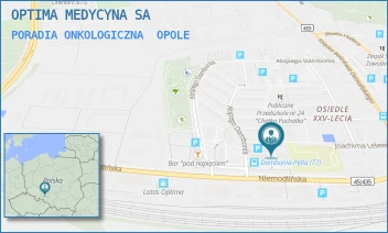 PORADIA ONKOLOGICZNA - OPTIMA MEDYCYNA SA - UL. DAMBONIA 171,  OPOLE