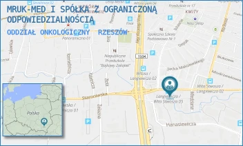 ODDZIAŁ ONKOLOGICZNY - MRUK-MED I SPÓŁKA Z OGRANICZONĄ ODPOWIEDZIALNOŚCIĄ - UL. GEN. MARIANA LANGIEWICZA 61,  RZESZÓW