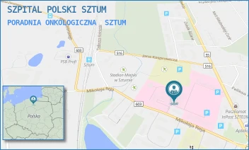 PORADNIA ONKOLOGICZNA - SZPITAL POLSKI SZTUM - UL. REJA 12,  SZTUM