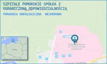 PORADNIA ONKOLOGICZNA - SZPITALE POMORSKIE SPÓŁKA Z OGRANICZONĄ ODPOWIEDZIALNOŚCIĄ - UL. DR. ALOJZEGO JAGALSKIEGO 10,  WEJHEROWO