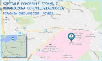 PORADNIA ONKOLOGICZNA - SZPITALE POMORSKIE SPÓŁKA Z OGRANICZONĄ ODPOWIEDZIALNOŚCIĄ - UL. POWSTANIA STYCZNIOWEGO 1,  GDYNIA