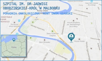 PORADNIA ONKOLOGICZNA - SZPITAL IM. DR JADWIGI OBODZIŃSKIEJ-KRÓL W MALBORKU - UL. DWORCOWA 12,  NOWY DWÓR GDAŃSKI