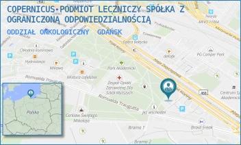 ODDZIAŁ ONKOLOGICZNY - COPERNICUS PODMIOT LECZNICZY SPÓŁKA Z OGRANICZONĄ ODPOWIEDZIALNOŚCIĄ - ALEJA ZWYCIĘSTWA 31-32,  GDAŃSK
