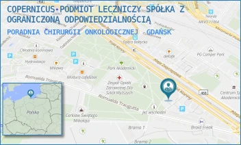 PORADNIA CHIRURGII ONKOLOGICZNEJ - COPERNICUS PODMIOT LECZNICZY SPÓŁKA Z OGRANICZONĄ ODPOWIEDZIALNOŚCIĄ - ALEJA ZWYCIĘSTWA 31-32,  GDAŃSK