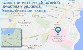 PORADNIA ONKOLOGICZNA - SAMODZIELNY PUBLICZNY ZAKŁAD OPIEKI ZDROWOTNEJ W CZŁUCHOWIE - UL. SZCZECIŃSKA 31,  CZŁUCHÓW