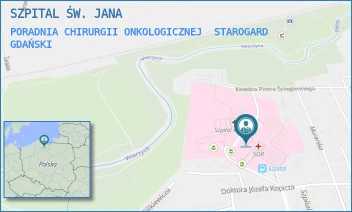PORADNIA CHIRURGII ONKOLOGICZNEJ - SZPITAL ŚW. JANA - UL. DRA JÓZEFA BALEWSKIEGO 1,  STAROGARD GDAŃSKI