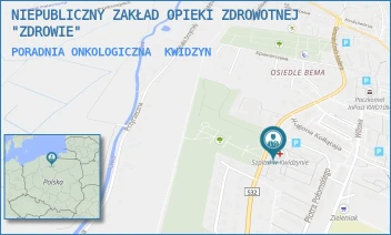 PORADNIA ONKOLOGICZNA - NIEPUBLICZNY ZAKŁAD OPIEKI ZDROWOTNEJ "ZDROWIE" - UL. JÓZEFA HALLERA 31,  KWIDZYN