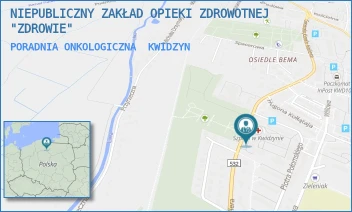 PORADNIA ONKOLOGICZNA - NIEPUBLICZNY ZAKŁAD OPIEKI ZDROWOTNEJ "ZDROWIE" - UL. GEN. JÓZEFA HALLERA 31,  KWIDZYN