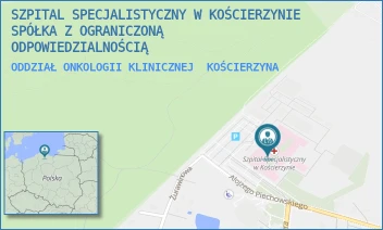 ODDZIAŁ ONKOLOGII KLINICZNEJ - SZPITAL SPECJALISTYCZNY W KOŚCIERZYNIE SPÓŁKA Z OGRANICZONĄ ODPOWIEDZIALNOŚCIĄ - UL. A. PIECHOWSKIEGO 36,  KOŚCIERZYNA