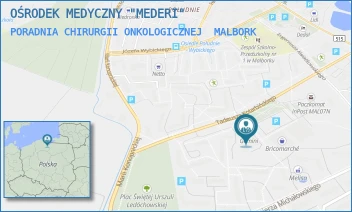 PORADNIA CHIRURGII ONKOLOGICZNEJ - OŚRODEK MEDYCZNY "MEDERI" - UL. TADEUSZA KOTARBIŃSKIEGO 10,  MALBORK